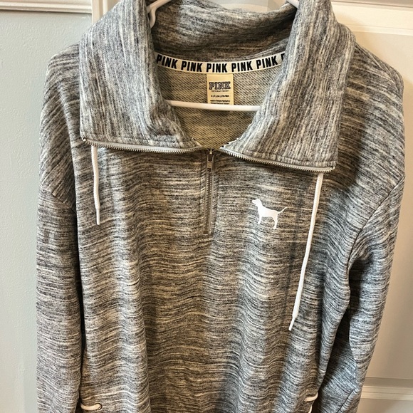 VS PINK Lace up sweatshirt - Picture 1 of 7